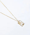 Aurora Verge Gold Plated Silver Pendant Chain