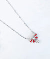 925 Silver Coquette Bow Women's Pendant Chain