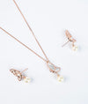 Aurelia Whisperwing Italian Silver Pendant Set