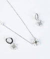 Orion Pearlescent Silver Pendant Set