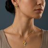 925 Silver Tucanoro Gold Plated Women's Pendant Set