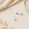 925 Silver Nooraira Bow Women's Pendant Set for Women