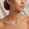 925 Silver Nooraira Bow Women's Pendant Set for Women