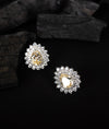 Riyana Ray CZ Silver Stud Earrings