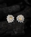Kavira Shine CZ Silver Stud Earrings