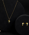 Tucanoro Tropical Gold Plated Silver Pendant Set