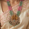 925 Silver Lakshmi Ganesan Long Necklace for Women