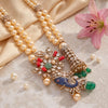 Rajnitha Maroon Victorian Long Necklace