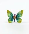 Esmerelle Aura Enamel Butterfly Silver Ring