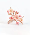 Fleurisa Bloomcharm Italian Silver Floral Ring