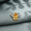 Saanvika Halo CZ Ring