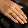 Saanvika Halo CZ Ring