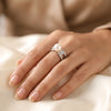 925 Silver Ishya Bloom CZ Party Wear Ring