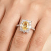 Zarnika Aura CZ Ring