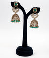 Ira Victorian Silver Jhumkas