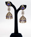 Amethystra Victorian Silver Jhumkas