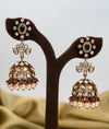 Ruhani Victorian Silver Jhumkas