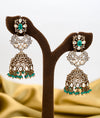 Ira Victorian Silver Jhumkas