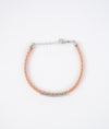 Luce Radiance Rose Gold Mesh Italian Silver Bracelet