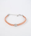 Lunessa Italian Silver Rose-Gold Bracelet