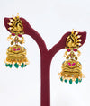 Samrudhi Heritage Temple Jhumka Silver Earrings