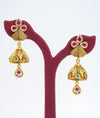Vaibhavi Antique Silver Jhumka Earrings