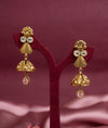 Heritage Glow Antique Silver Jhumka Earrings