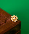 Sharvika Frost Temple Nose Pin