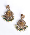Aarohi Charm Jadau Silver Earrings
