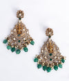 Rasika Jadau Silver Earrings