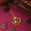 925 Silver Navratna Temple Maang Tikka for Women