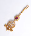 Noorali Gold-Plated Temple Silver Mang Tikka