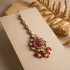925 Silver Noor Jadau Mang Tikka for Women