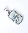 Eterna Anchor Patterned Silver Pendant
