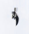 Equus Majesty Oxidised Silver Pendant