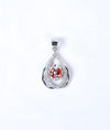 Aurelia Teardrop CZ Silver Pendant