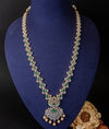 Tanvika Emerald Ray CZ Long Necklace