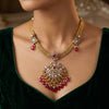 925 Silver Party Wear Victorian Necklace for Women