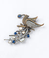 Noorani Enchanted Bird Jadau Silver Brooch