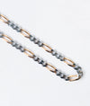 Velare Dual-Tone Weave Italian Silver Men’s Chain