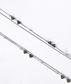 Noor Dual Heart Silver Anklet