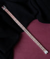 Valente Righe Italian Men`s Silver Bracelet