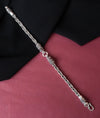 SimhaMugam Royal-Tusk Oxidised Silver Men`s Bracelet