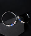 Divine Glint Evil Eye Silver Baby Bangles