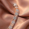 925 Silver Bravura Maglia Men`s Italian Bracelet