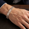 925 Silver Sartori Italian Silver Men`s Bracelet