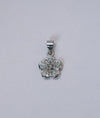 Elara Bloom Sterling Silver CZ Floral Pendant