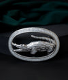 Croco Luxe Silver Buckle