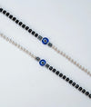 Nazariya Bliss Evil Eye Silver Baby Anklet
