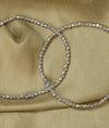 Eclat Argente Beaded Silver Anklet